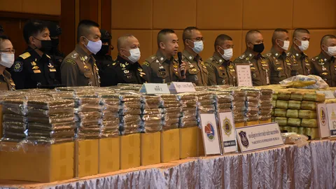 บช.ปส.จับอีกลอตใหญ่ ยาบ้าเกือบ 6 ล้านเม็ด กัญชา 1 ตัน ได้ผู้ต้องหา 15 คน
