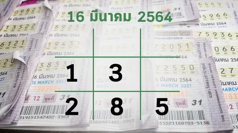 โค้งสุดท้ายหวย "เลขเด็ด" งวด 16/3/64 ลุ้นได้ที่ไทยรัฐทีวี-ไทยรัฐออนไลน์