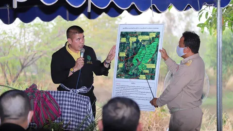 "ธรรมนัส" ลงพื้นที่เลิงนกทา แก้ปัญหา P-move แนวเขตทับซ้อนที่ดินเกษตรกร