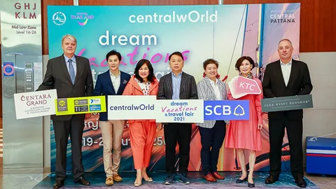มหกรรมงานท่องเที่ยวยิ่งใหญ่ที่สุดแห่งปี "Dream Vacations & Travel Fair 2021" ที่เซ็นทรัลเวิลด์
