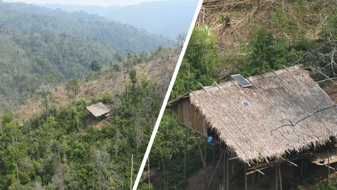 พบป่าแก่งกระจานถูกบุกรุกใหม่ 4 จุด พร้อมกระต๊อบติดแผงโซลาร์เซลล์