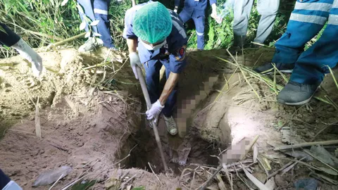 ที่แท้พี่เขยฆ่าน้องเมียฝังดิน ซื้อกล้องติดดูพฤติกรรม พบชอบทุบรถไถ