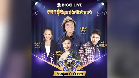 Bigo Live ประเทศไทยจัดการประกวดร้องเพลง “BIGO ดาวรุ่งลูกทุ่งเสียงทอง”