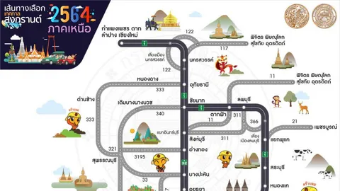 เปิด 10 เส้นทางลัดเส้นทางเลี่ยงรถติดถนนสายหลัก ช่วงสงกรานต์ปี 2564 