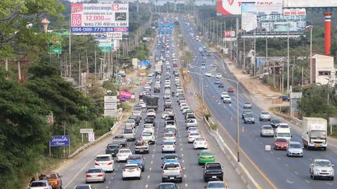 สงกรานต์ปี 2564 คาดวันพีคสุด จะมีรถออกจาก กทม. วันละเฉียด 1 ล้านคัน