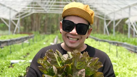 ศึกษาการทำเกษตรจริงจัง "เสนาหอย" หันทำฟาร์มปลูกผักปลอดสารพิษขายออนไลน์