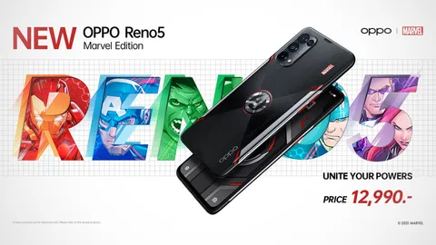 OPPO จับมือร่วมกับ Marvel ประกาศเปิดตัว OPPO Reno5 Marvel Edition