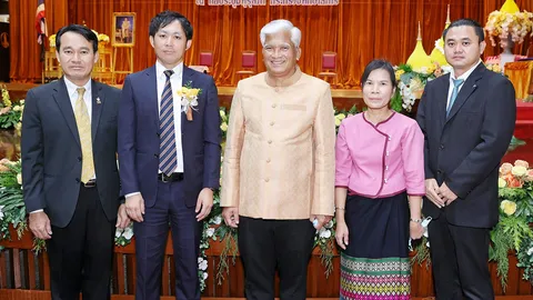 "โคเฮ ชิบาตะ" รับมอบเข็มในงานวันคล้ายวันสถาปนากระทรวงศึกษาธิการครบรอบ 129 ปี