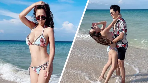 ไฮโซน้ำหวาน จัดชุดว่ายน้ำแซ่บๆ นาวิน ต้าร์ โพสต์ภาพคู่พร้อมแคปชั่นเด็ด