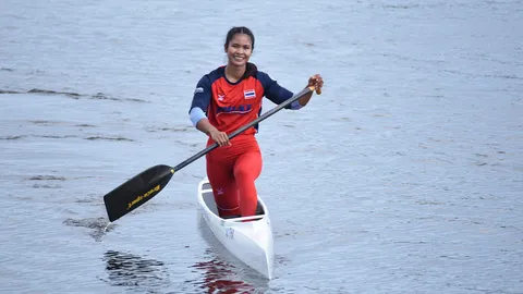 "อรสา เที่ยงกระโทก" นักกีฬาเรือแคนูสปรินต์ คว้าโควตาโอลิมปิกเกมส์ 2020