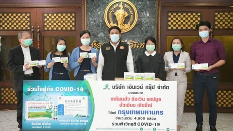 "เอินเวย์" และแพทย์จีน ส่งมอบยาให้ผู้ว่าฯ กทม. นำช่วยผู้ป่วยโควิด-19