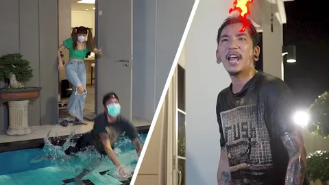 แจ๊ส ชวนชื่น โดน แจง แจงจิต ถีบตกน้ำ ต้อนรับออกจากกักตัววันแรก (คลิป)