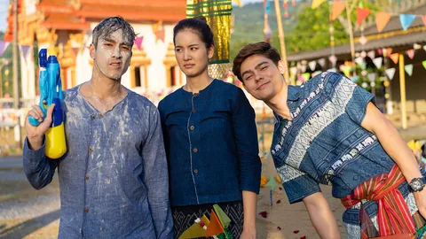 โบว์-ณเดชน์ ชวนม่วนซื่น อินบรรยากาศสงกรานต์ ใน มนต์รักหนองผักกะแยง