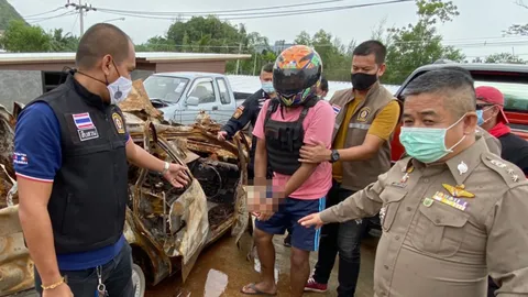 ตร.อ่าวนาง คุม "บังลิพ" ทำแผนนาทีสังหารโหดฆ่าฝังดิน "เสี่ยสุชาติ" 