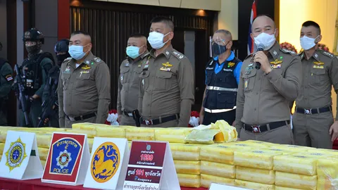 รวบ 5 ม้ง ขนยาบ้า 5 ล้านเม็ด ขับเข้าป่าหวังหลบด่าน สุดท้ายไม่รอด