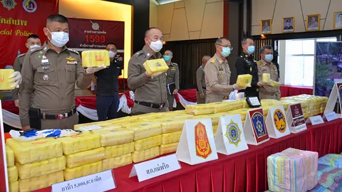 ยึดทรัพย์ 448 ล้าน ป.ป.ส.ค้น 39 จุดเครือข่ายยา ตร.รวบแก๊งม้งยาบ้า 5 ล้านเม็ด