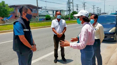 "พรรณสิริ-แขวงทางหลวงสุโขทัย" ทำจุดกลับรถชุมชนวังหิน คาดทันใช้ ส.ค.นี้