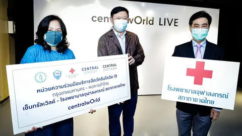 เซ็นทรัลเวิลด์ ร่วมกับ รพ.จุฬาลงกรณ์ สภากาชาดไทย เปิดหน่วยบริการฉีดวัคซีนเพื่อชาติ ใจกลางเมือง