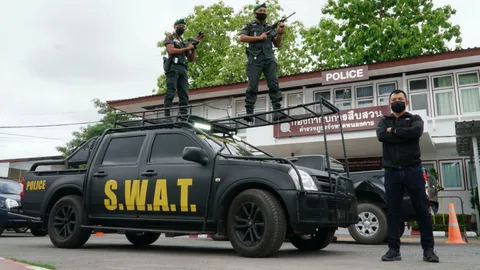  กองสืบหนองคาย ไอเดียกระฉูด แปลงโฉมรถเก่า เป็นยานรบหน่วยสวาท (คลิป)