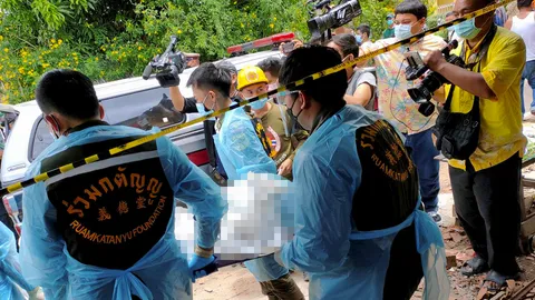 หลานโบกปูน หมกศพลุงตัวเอง รับทําก่อสร้าง โดนเบี้ยวเงิน แค้นไม้ทุบหัว