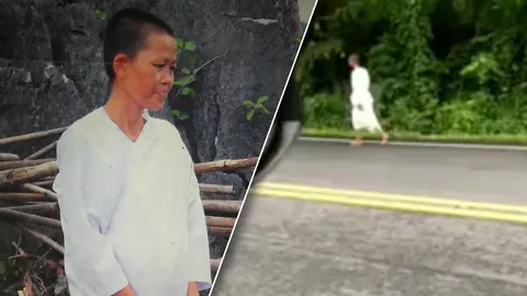 แม่ชีออกธุดงค์คนเดียว หายไปร่วมเดือน ลูกชายตามหาพบถูกรถชนตายอยู่ริมถนน