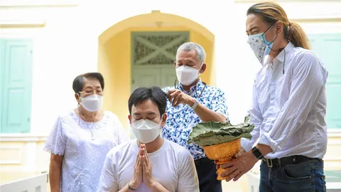 "แพท พาวเวอร์แพท" บวชเงียบแทนคุณพ่อแม่ กล่าวขออโหสิกรรมก่อนก้าวเข้าสู่ร่มกาสาวพัสตร์