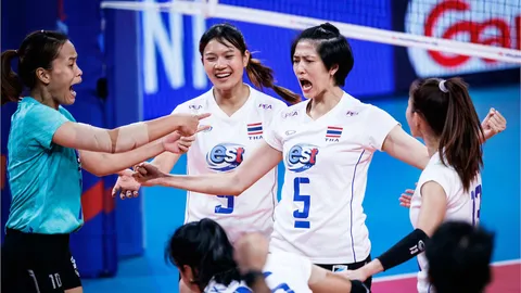 สรุปตารางคะแนนวอลเลย์บอลเนชันส์ลีก หลัง "สาวไทย" แข่งจบเกมสุดท้าย