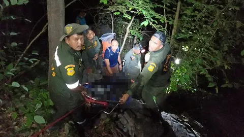 นักกีฬาเบสจัมปิ้ง ตกเขาดับสยอง ใช้อุปกรณ์ใหม่ จังหวะร่อนลงร่มเกี่ยวกิ่งไม้