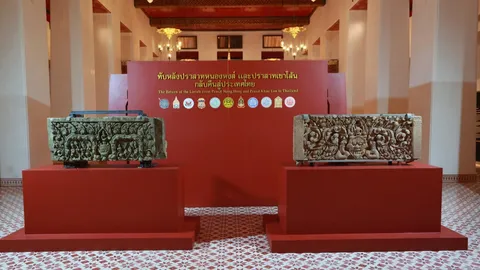 เปิดโชว์ ทับหลังปราสาท "เขาโล้น-หนองหงส์" ถึงสิ้นเดือน ก.ย.