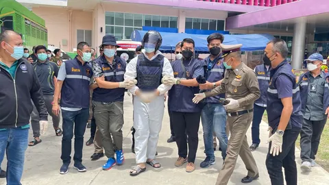 อดีตทหารเกณฑ์คลั่ง โดนอ่วม 6 ข้อหา ตำรวจคุมกลับ สน.พหลโยธิน แล้ว