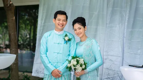 ลูกแก้ว อดีตนักร้องจดทะเบียนสมรสแฟนหนุ่มชาวเมียนมา เรียบง่าย อบอุ่น