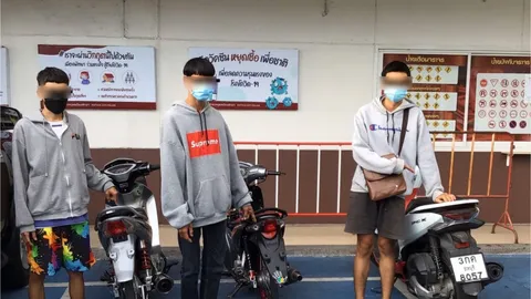 เอาผิดแก๊งแว้น โชว์ยกล้อ ถ่ายคลิปลง TikTok ตามยึดได้ 3 คัน โดนอ่วม 8 ข้อหา