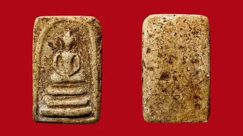 พระสมเด็จ พิมพ์ฐานแซม พระแท้ดูง่าย สภาพสมบูรณ์ สวยงามด้วยพิมพ์พระที่คมชัด