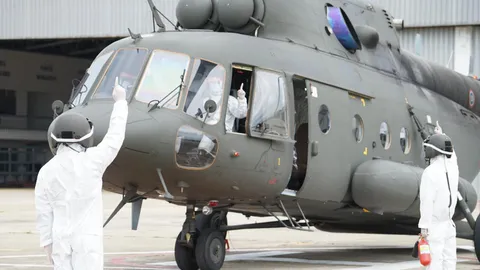 ผบ.ทบ. สั่งนำ “เครื่องบิน Mi-17” ช่วยรับผู้ป่วยโควิดส่งภูมิลำเนาห่างไกล
