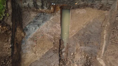 ขุดคลองและถนนสมัยโรมันใกล้แหล่งมรดกโลก