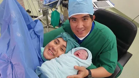 อดีตนักแสดงสาว เมี่ยง อติมา คลอดลูกคนที่ 2 ตั้งชื่อลูกชาย น้องมิติ 