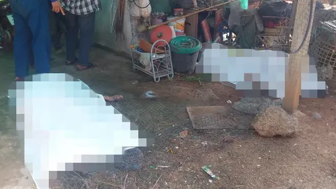 ไฟช็อต 2 ศพ เมียเป็น อสม. ผัวเป็นผู้ช่วย ผญบ. ตายมือยังกำเส้นลวด