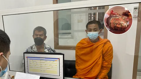 ออกหมายจับโจรใจบาป ตัดเศียร "หลวงพ่อหิน" อายุ 214 ปี หลักฐานมัดแน่น