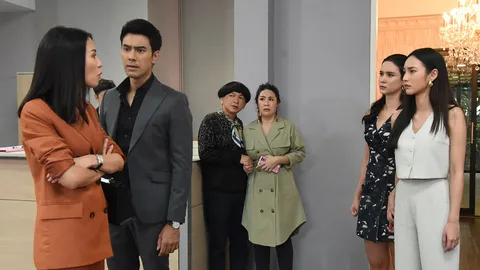 "รถเมล์" ปรี๊ดบุกฉะ “นาว” ไม่ไว้หน้า “เอส” ป้องประกาศขอหย่า ในละคร "แม่เบี้ย"