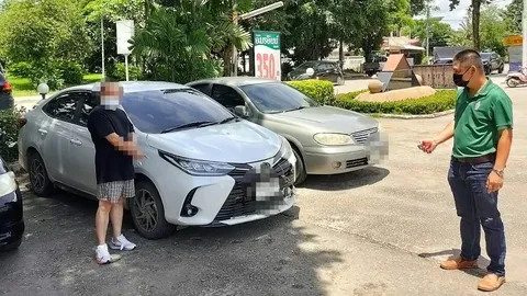 ตำรวจเชียงราย รวบหนุ่มไม่จริงใจ ลักรถเก๋งสาวในโซเชียล นัดเจอเผลอก็ขโมย