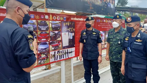 รอง ผบ.ตร. ลงใต้โชว์สยบไพรี ทลายเครือข่ายค้ายา จชต.ยึดทรัพย์ 50 ล้าน