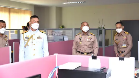 "บิ๊กอุ้ย" เดินสายตรวจเยี่ยม อำลา และขอบคุณกำลังพลกรมฝ่ายอำนวยการ