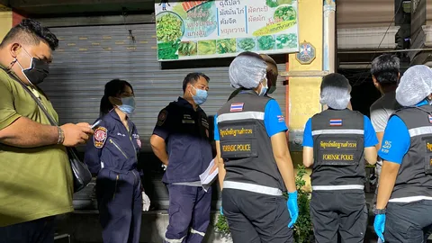 ช่างแอร์ซดเหล้า เห็นสกูตเตอร์ขี่ผ่าน เดินตามหวังชิง ถูกแทงดับจมเลือด