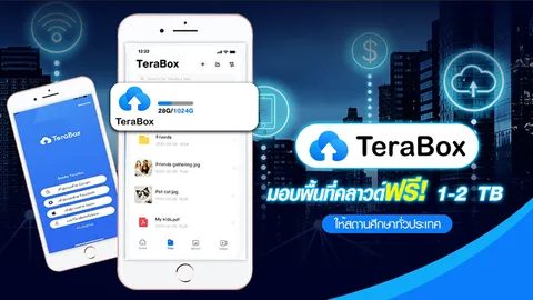 TERABOX เพิ่ม-ให้-ฟรี มอบคลาวด์ใช้งาน 1-2TB สนับสนุนสถาบันการศึกษาทั่วประเทศ