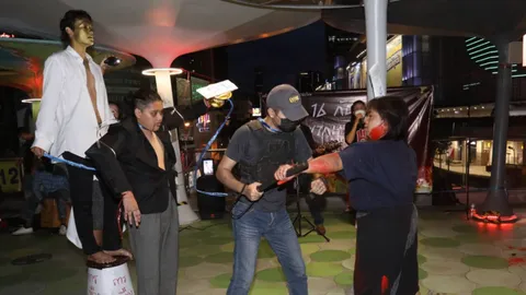 ม็อบเครือข่ายรามฯ ประกาศยุติการชุมนุม แยกปทุมวัน ย้ำ ข้อเรียกร้อง 3 ข้อ 