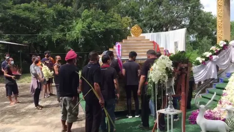 สุดอาลัยงานศพสาวถูกฆ่ารัดคอคืนสุดท้าย ตร.อุบลฯ ฝากขังหนุ่มฆาตกรโหดแล้ว