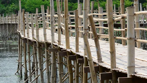 ชาวบ้านหัวสวย อุดรธานี ขอให้หน่อยงานเข้าซ่อมสะพานไม้ หวั่นชำรุดมากว่าเดิม