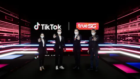 ทรูใช้เทคโนโลยีในสตูดิโอ True 5G XR Studio ร่วมผลิตคอนเทนต์ลง TikTok