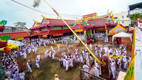 เทศกาลกินเจ "ภูเก็ต" เริ่มแล้ว ภายใต้มาตรการป้องกันโควิด 6-14 ต.ค.นี้ (คลิป)