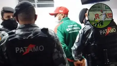 แข้งลีกบราซิล โดนตั้งข้อหาพยายามฆ่าหลังจงใจเตะหัวกรรมการ (คลิป)